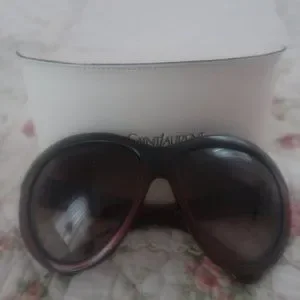Yves Saint Laurent Burgundy Sunglasses YSL 6135/S Oversized Yves Saint Laurent | Accessories | Authentic Yves Saint  main image 3